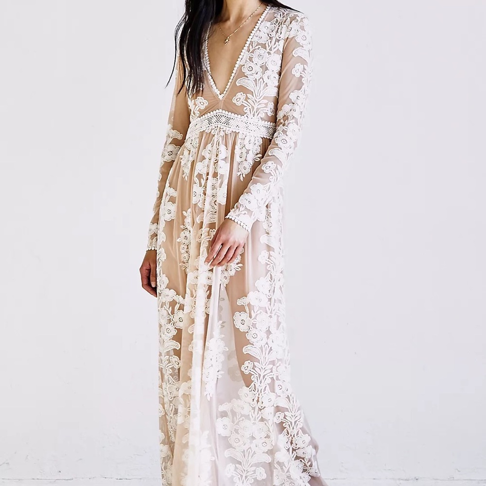 Free People For Love & Lemons Temecula Maxi Dress